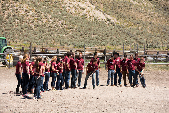 Dance Alliance tour through Wyoming Colorado and South Dakota. An enjoyable day at the "Homeplace" the ranch of the Pope family in Cokeville, Wyoming.