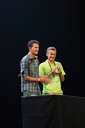 Get Connected puts on talent show for new students.