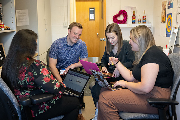 University Relations, Public Affairs Communications team, lead by Perry Rockwood.