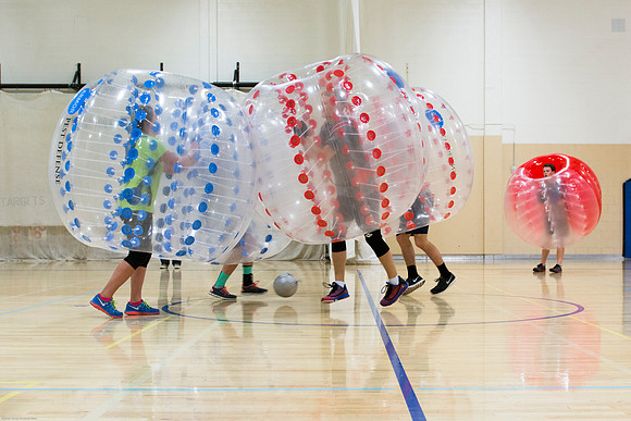 IBC group, Bumper Sportz, offers a fun activity where you get to wear a Zorb ball and play soccer with your friends.