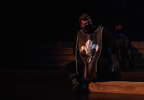 BYU-Idaho theatre department dress rehearsal of Shakespeare's Henry V.