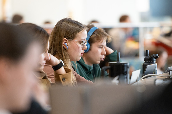 Students on Campus - Feb 2025