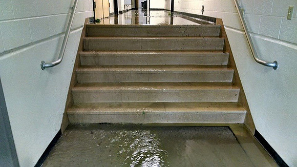 July 15, 2014 Over an inch of rain in less than an hour created a flash flood through Rexburg streets, through a few BYU-Idaho buildings and also flooded several students basement apartments. The even