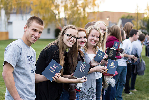 A world-wide Book of Mormon Project, founded by BYU-Idaho students Jacob Justice and Jacob Christensen, with a goal to flood the earth with The Book of Mormon. They are producing a YouTube video calle