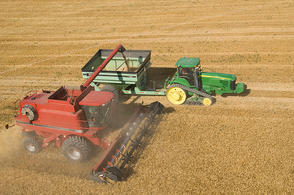 Aerial photos of Idaho agriculture