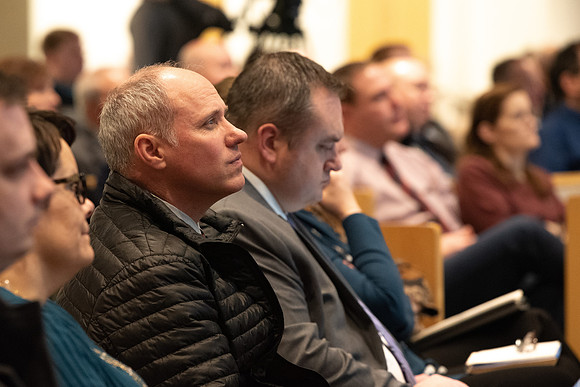 Employees gather for a conference to develop attitudes and skills that will help them become better employees of BYU-Idaho and better disciples of Jesus Christ.