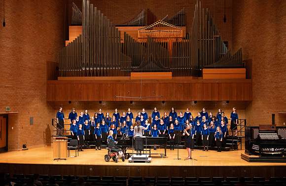 Hymn Festival held at the Barrus Concert Hall in the Snow Performing Arts Center.
