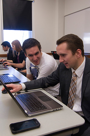 The Business Productions and Operations Management class taught by Brother Clark provides power tools for future graduates in how to successfully run a business.