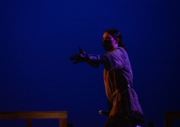 BYU-Idaho theatre department dress rehearsal of Shakespeare's Henry V.