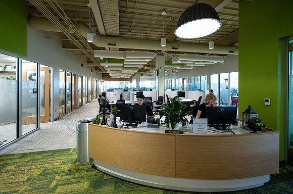 Advising Center's new space in the Manwaring Center