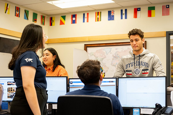 Internatial Services in the I-Center.