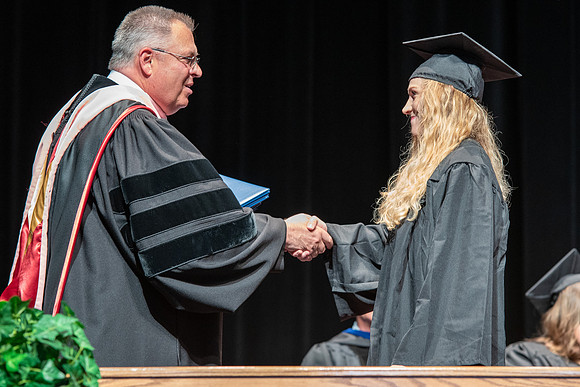 Graduates during Interdisciplinary Studies convocation.