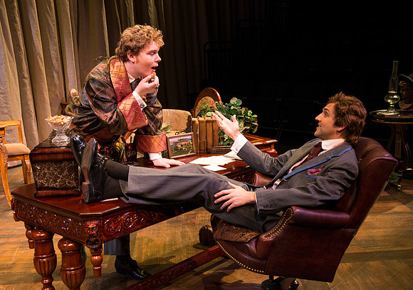 Drama production in the Black Box Theatre directed by Hyrum Conrad.