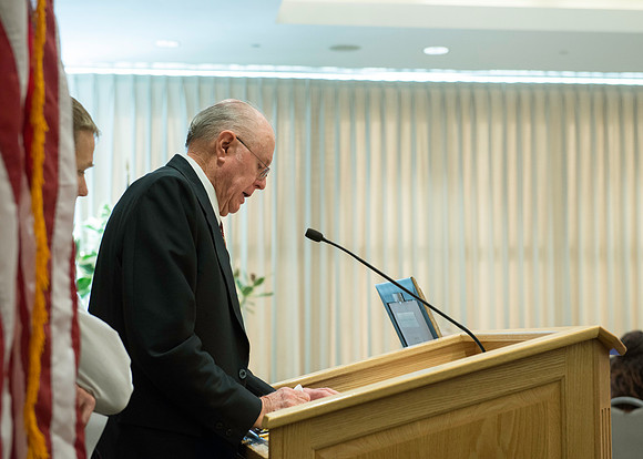 Nov, 9 2014, Ed and Arlene Williams were honored at Emeritus Breakfast.