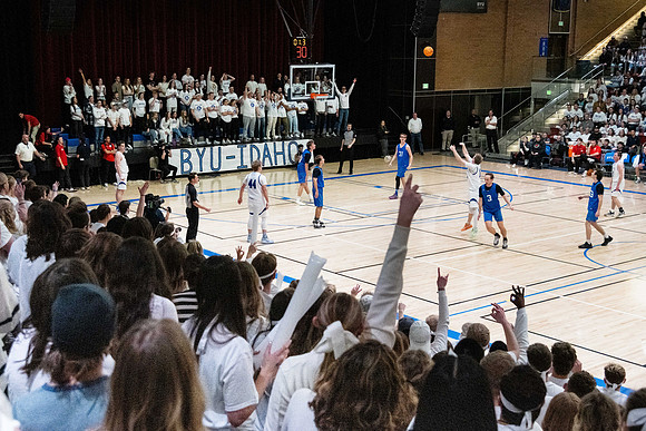 BYUI vs BYU Basketball Game - Feb 2025
