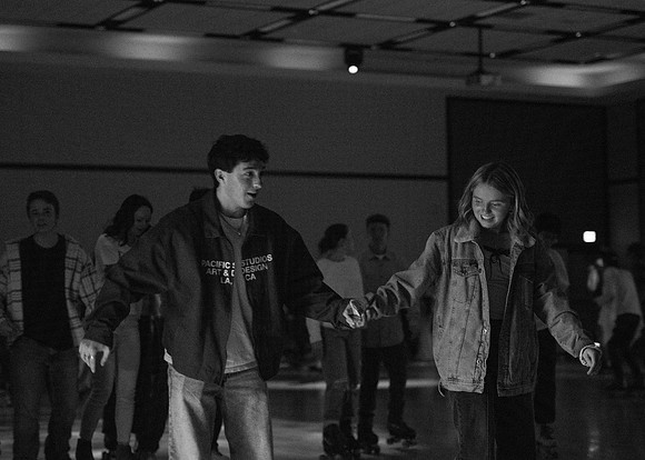 Students participating in date night at BYUI.