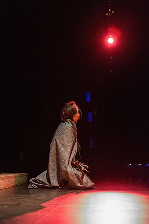 BYU-Idaho theatre department dress rehearsal of Shakespeare's Henry V.