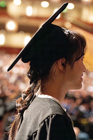 Graduates during convocation for the College of Agriculture and Life Sciences.