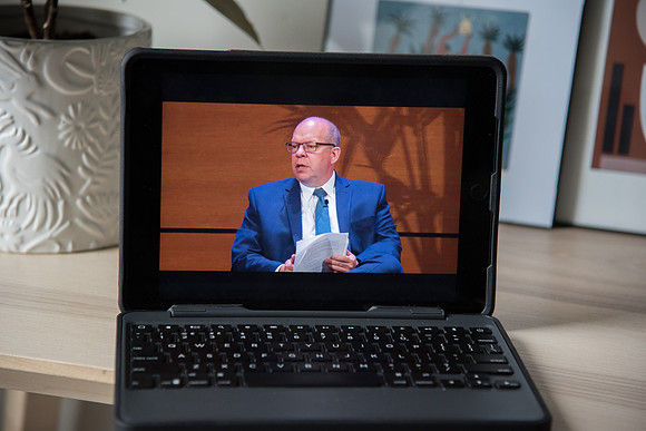 BYU-Idaho University Forum Livestream during the COVID-19 quarantine titled: Successfully Entering Your Career In Times of Economic Challenges featuring dean of Faculty Development Sid Palmer, direct