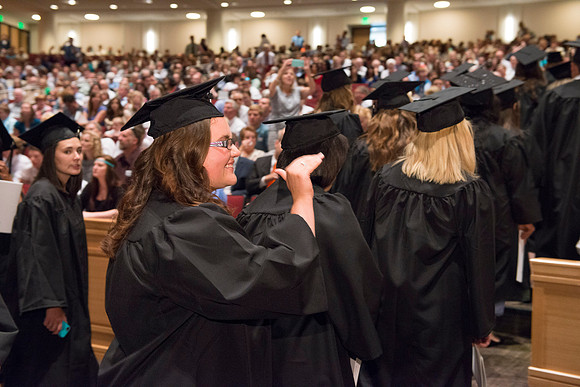 BYU-Idaho graduation July 2014.