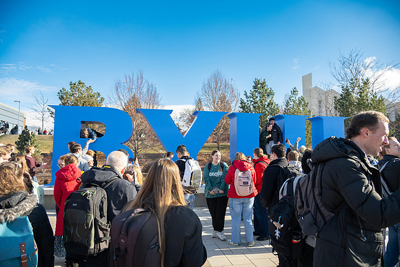 BYUI Sign Reveal - December 2024