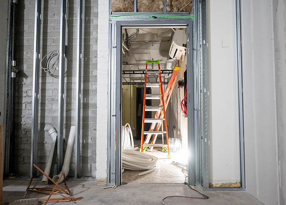 David O. McKay Library Construction Progress - Apr 2025