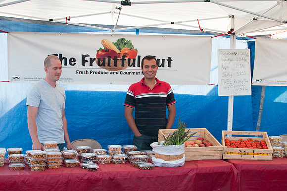 The Fruitful Nut, BYU-I Student run stand, Students: Shawn &amp; Nestor, Spring 2013