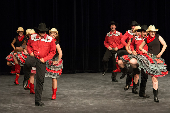Dance performance in Green River Wyoming.