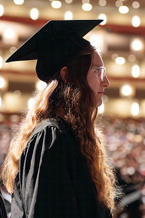 Graduates during convocation for the College of Agriculture and Life Sciences.