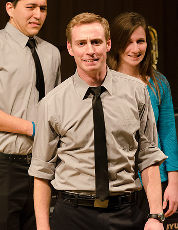 Vocal Union performs at the Music Department Showcase.