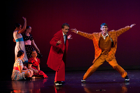 Students perform in dress rehearsal of Extravadance dance performance- Jul 2010
