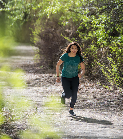 As a student and avid runner here in Rexburg Idaho, Krystal has many options for places to run, including through farm fields and city parks, like Eagle Park.