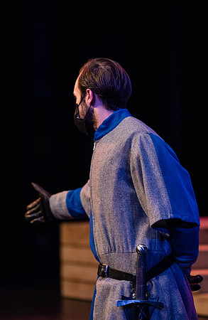 BYU-Idaho theatre department dress rehearsal of Shakespeare's Henry V.