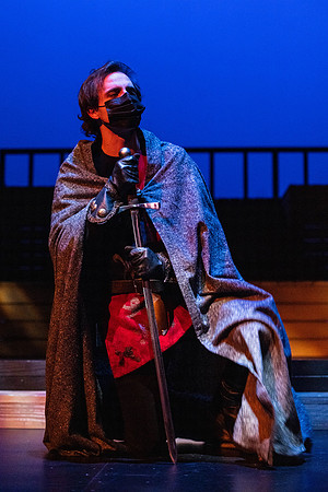 BYU-Idaho theatre department dress rehearsal of Shakespeare's Henry V.