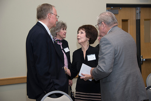 The Eliza R. Snow Society Honors Florence Bowman as she receives the Eliza R. Snow Award.