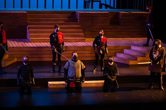 Henry V performed with three other Shakespeare plays put on by BYUI theatre students for the Shakespeare festival.
