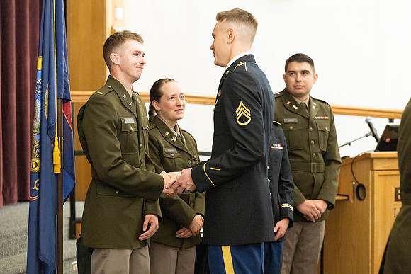 BYU-Idaho's, Reserve Officers' Training Corps Commissioning ceremonies.
