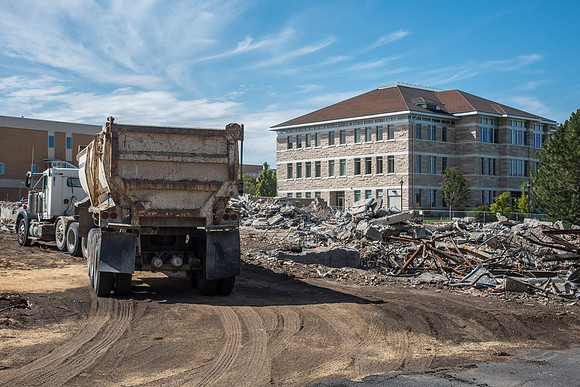 Cleanup continues at the Kirkham demolition site.   - Sept 2, 2019