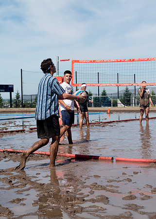 Rec-Fest Sring 2022, includes Mud Volleyball, Color Run, Ropes Course, Food, Climbing Wall and Games.
