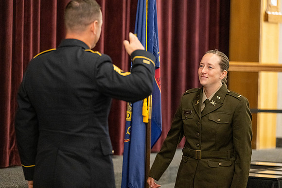 BYU-Idaho's, Reserve Officers' Training Corps Commissioning ceremonies.