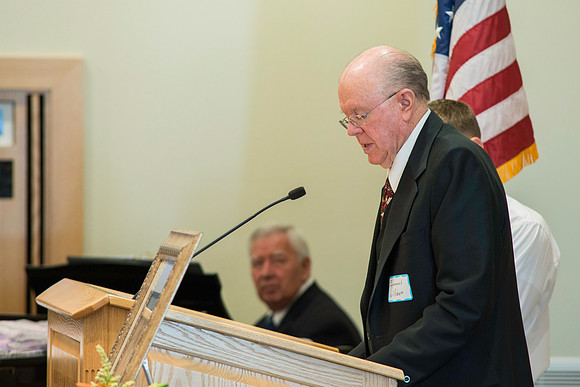 Nov, 9 2014, Ed and Arlene Williams were honored at Emeritus Breakfast.
