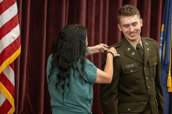 BYU-Idaho's, Reserve Officers' Training Corps Commissioning ceremonies.