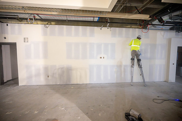 David O. McKay Library Construction Progress - Apr 2025