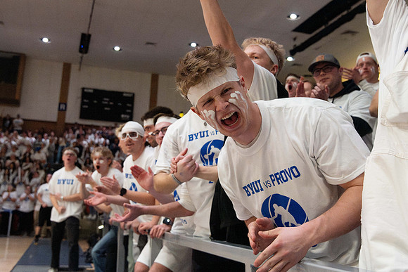 BYUI vs BYU Basketball Game - Feb 2025