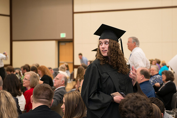 College of Language and Letters Convocation in the Manwaring Center Ballroom.