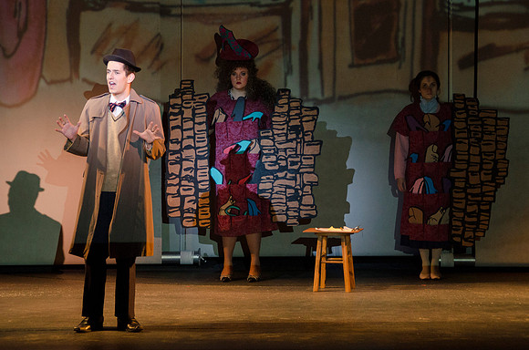 This murder mystery farce propels a mild-mannered English shoe clerk into a lunatic mix of murdered Atlantic City croupier, his near-sighted jilted mistress, her hen-pecked brother and several hundred