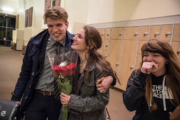 This bluegrass band perform the songs they've been learning all semester in their Bluegrass class.