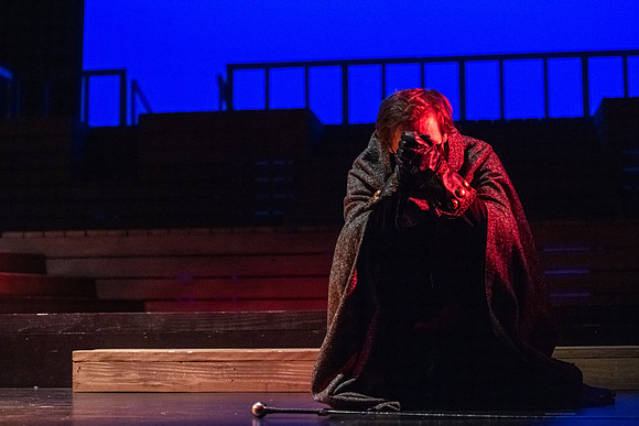 BYU-Idaho theatre department dress rehearsal of Shakespeare's Henry V.