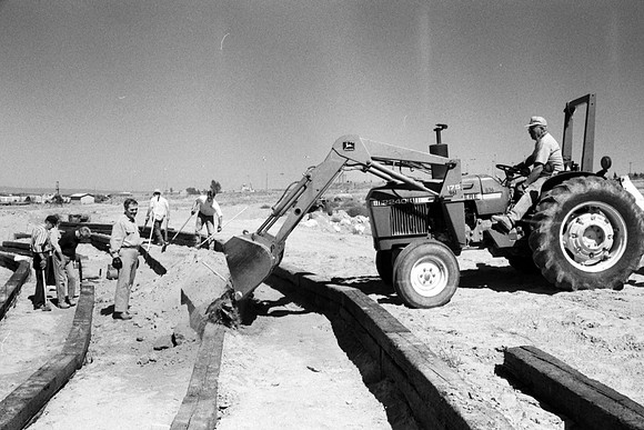 Construction of the Arboretum.