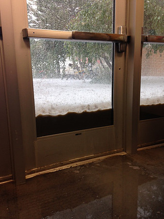 July 15, 2014 Over an inch of rain in less than an hour created a flash flood through Rexburg streets, through a few BYU-Idaho buildings and also flooded several students basement apartments. The even